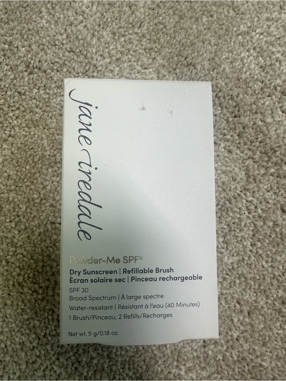 jane iredale White Compact Powder Sunscreen Box